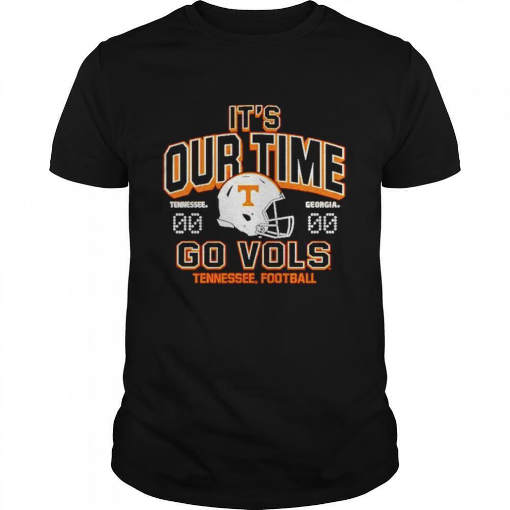 Best Its Our Time Go Vols Tennessee Volunteers Vs Georgia Bulldogs Shirt